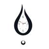 20.4 Inch Large Silent Modern Decoration Wall Clock with Pendulum Arabic Numerals Water Drop for Home Living Room Bedroom