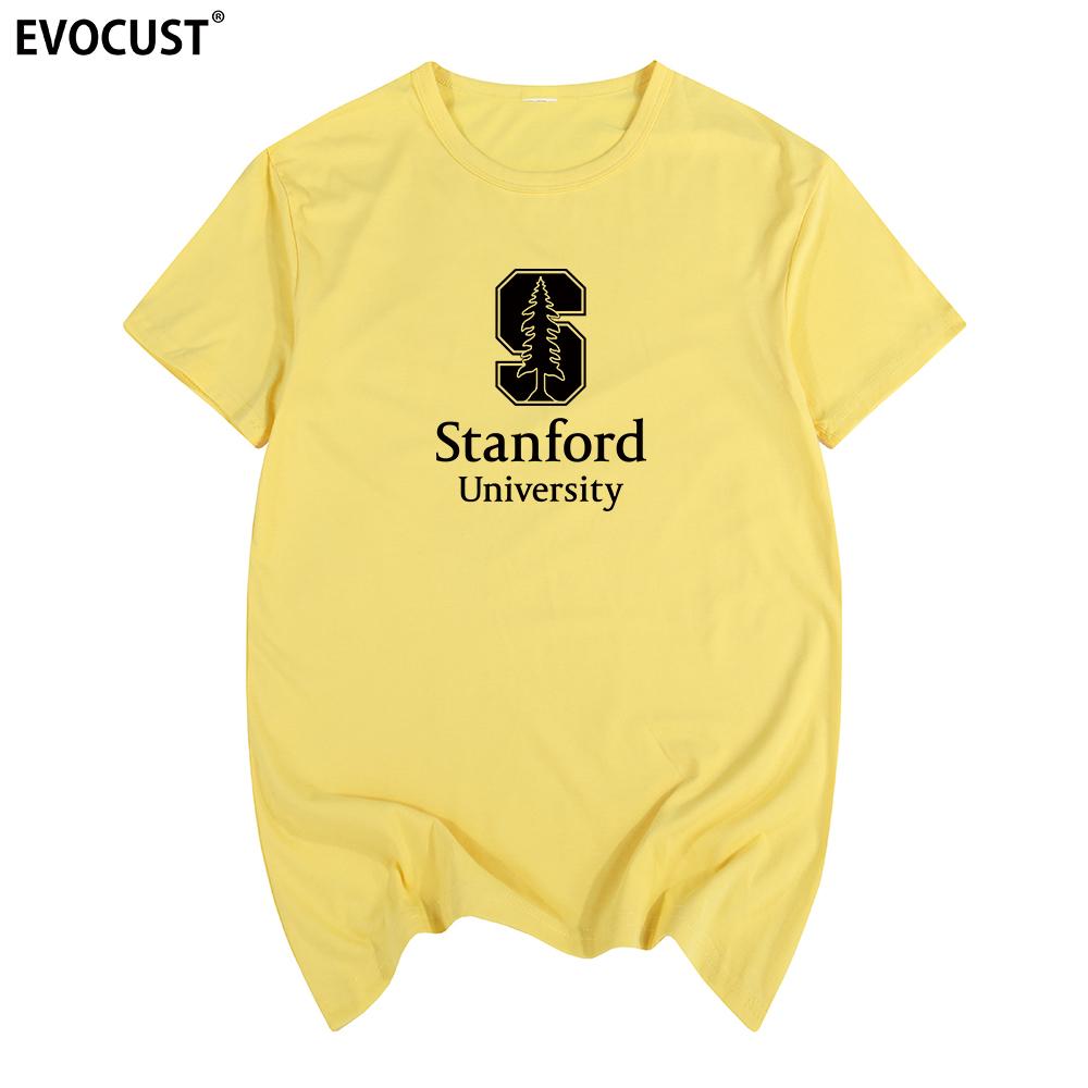 STANFORD UNIVERSITY T-Shirt Baumwolle Herren T-Shirt Neu TEE T-SHIRT Damen