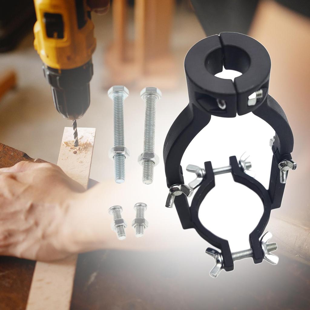 Square Hole Drill Adapter, Mounting Bracket, Quick to Install or Disassemble,