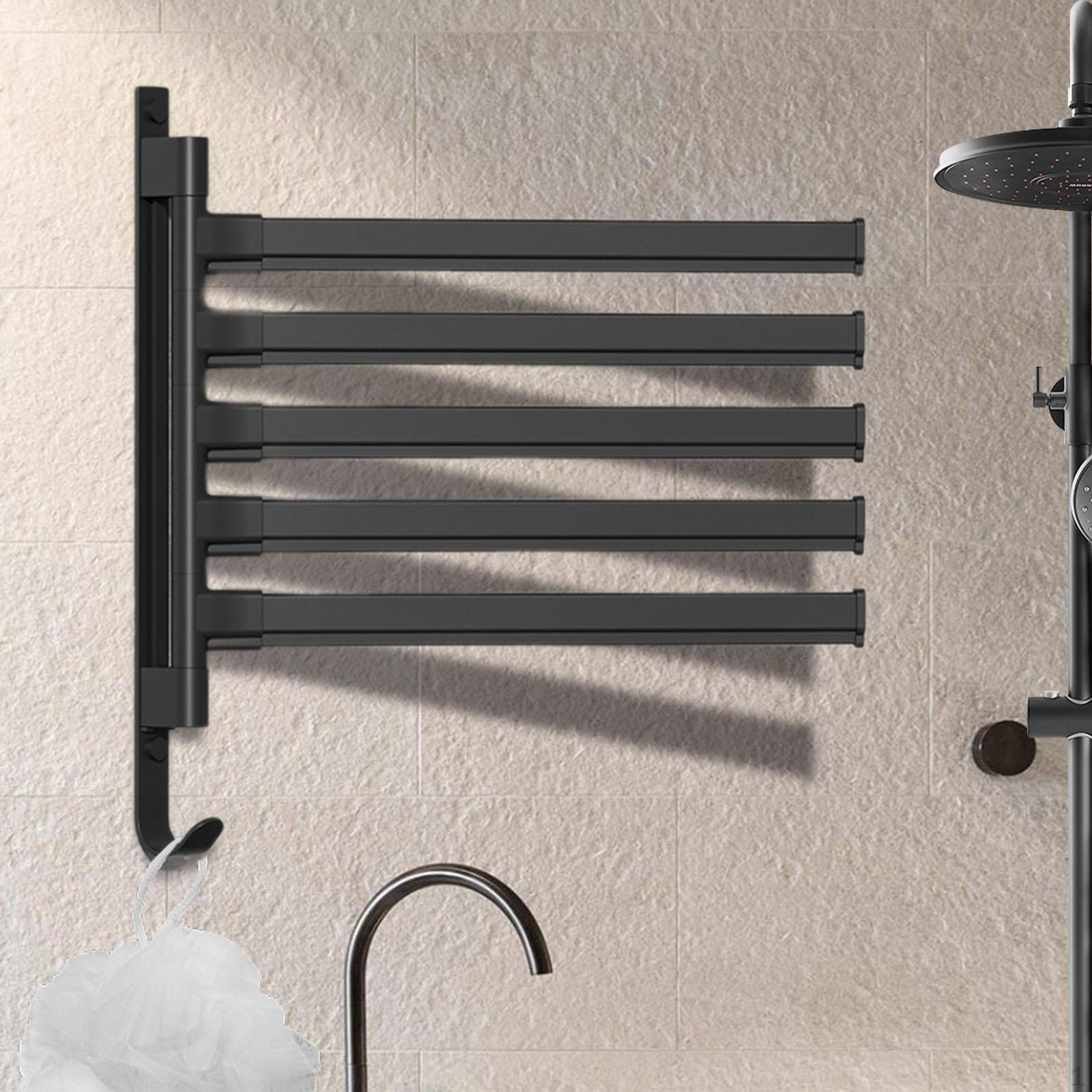 

Поворотный держатель вешалки для полотенец на 180 градусов поворачивается, простая установка, сушильная вешалка Five Poles