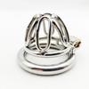 Stainless Steel Chastity Device Penis Cage Male Cock Cage with Lock Bondage Adult Sex Toys Men Scrotum Restraint Chastity Lock