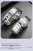 T127 Stainless steel strap 21mm For Tissot demeanor series men's Watchband T127.407 Curved End Links Metal Wristband bracelet