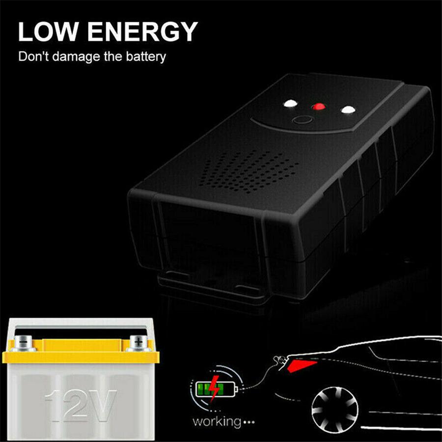 12V Car Ultrasonic Mouse Repeller Auto Under Hood Mice Rat Rodent Pest Repellent
