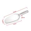 Transparenter Eiswürfelbehälter-Schöpfer Mini Runde/Eckige Öffnung Küchen-Utility-Schaufel Bar-Zubehör Ergonomischer Griff Lebensmittel-Schaufeln
