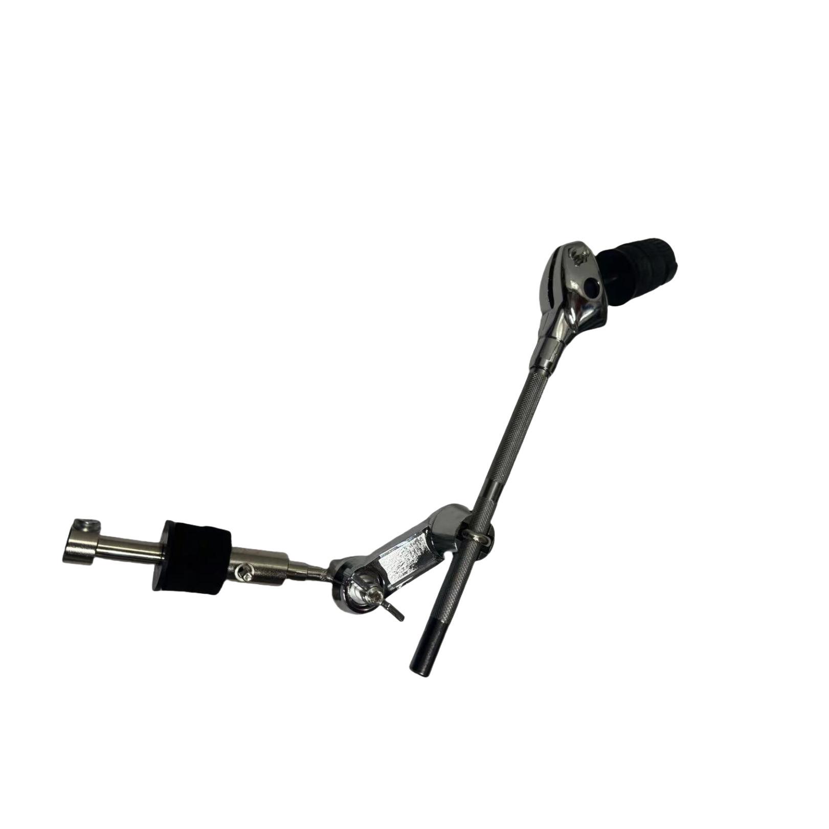 Universal Hi-Hat Extension Stand with Cymbal Clamp and Long Arm