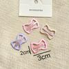 Cherry Blossom Pink Heart Star Bow Bear BB Hair Clips - Mini Flyaway Bangs Accessories