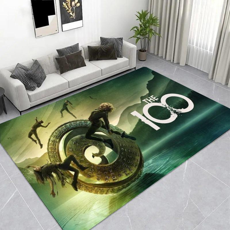 

Fist Power Area Rug, Cool Motivational Carpet for Game Room & Home Decor 40x60cm( 15x23in )
