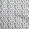 oneOone Georgette Viscose Medium Blue Fabric Floral Quilting Supplies Print Sewing Fabric By The Yard 42 Inch