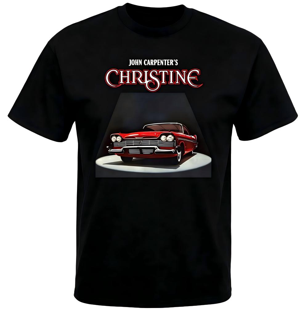 John Carpenter's Christine Horror Movie Car Graphic T-Shirt