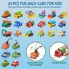 2025 Christmas Countdown Calendar 24 Days Countdown Calendar With Pull-Back Car for Kid Small Vehicle Model for Toddler Girls
