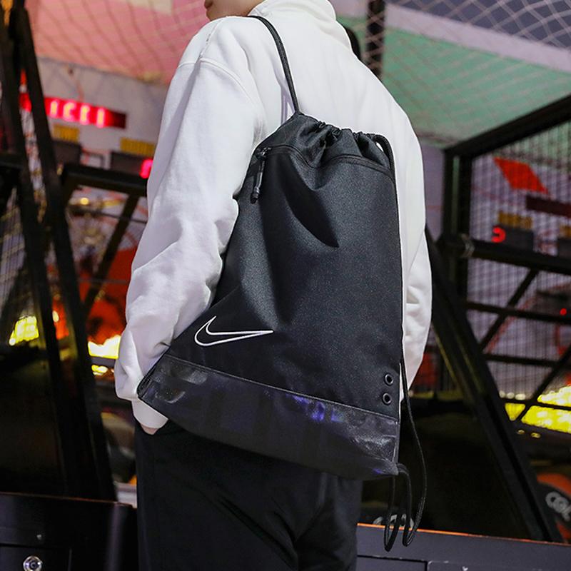 Nike Nkhps Eltgmsk Drawstring Closure Fabric Backpack Unisex Backpack Black BA6162-010