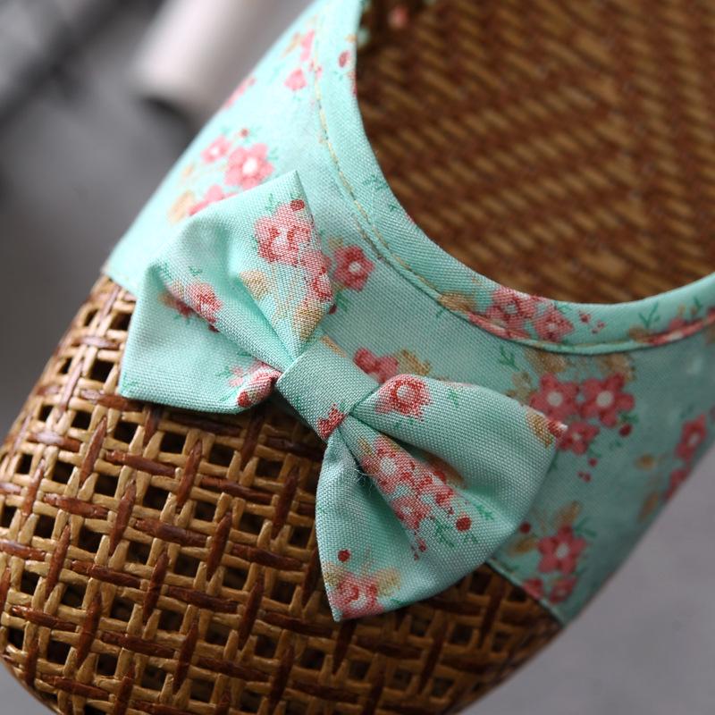 Unisex Summer Indoor Non-Slip Linen Slippers