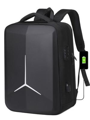 Zaino da Moto e da Lavoro da Uomo con Guscio Rigido Antipressione con Airbag per Laptop da 17 pollici - Grande Capacità