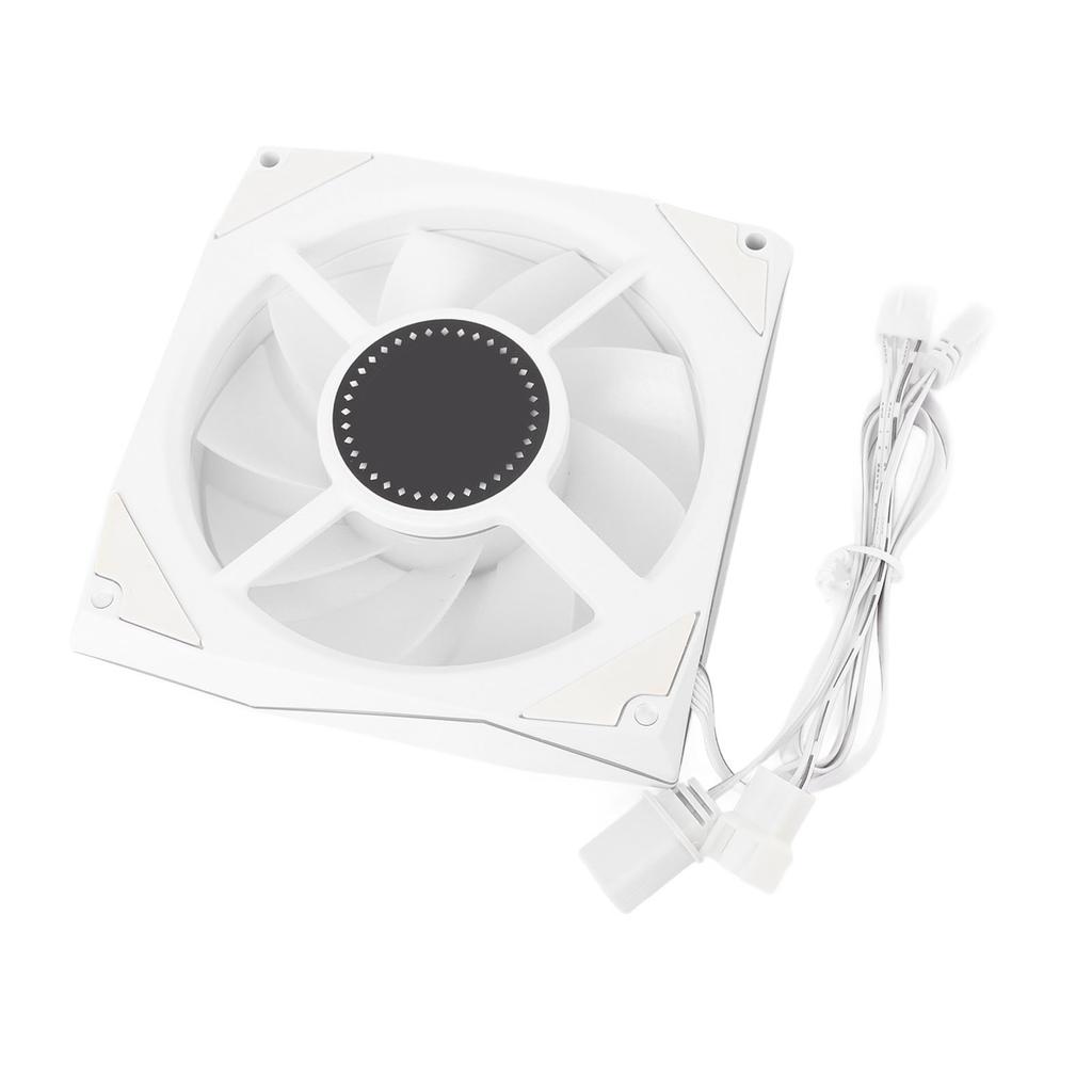 Ventilátor PC skříně s pozitivním lopatkováním 120 mm Nízká hlučnost 4pinový PWM 5V 3pinový ARGB 800 ot/min až 1800 ot/min Chladič CPU pro