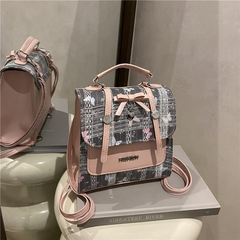 2026 New Women's Bag, Simple Solid Color Commuting Single Shoulder Crossbody Bags, Fashiable and Stylish Texture Backpack