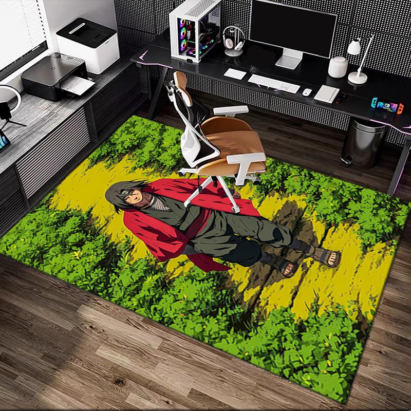 1pc Area Rug Appropriate for Office, naruto Carpet, Versatile Printed Chair Rug, Durable Home Sofa Carpet