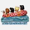 enesco Jim Shore Peanuts Gang Rafting 6007934