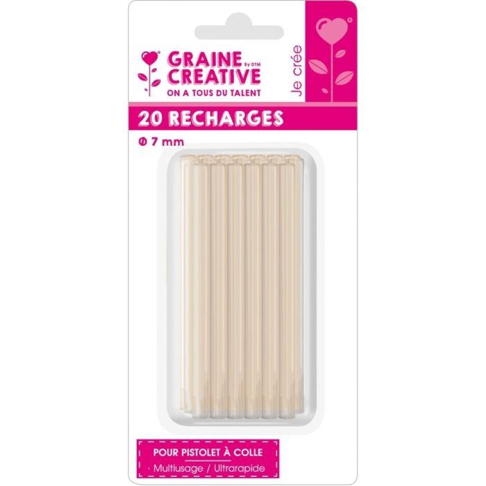 RECHARGE COLLE BASSE TEMPERATURE 20 BATONS 7mm