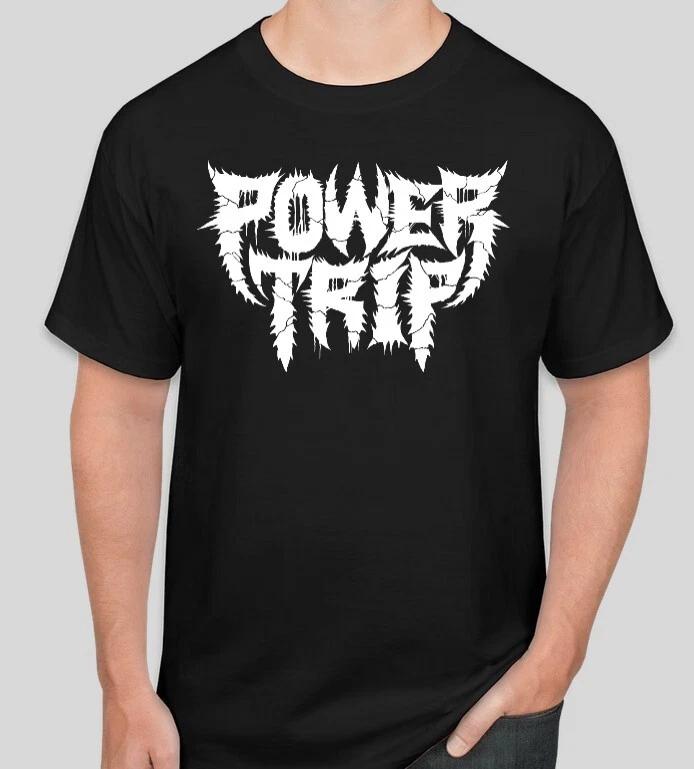 Power Trip T shirt Tee Rock Band Music Punk Hard Core Thrash music S