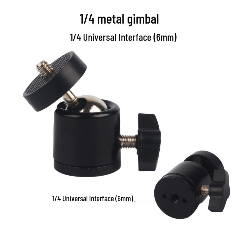 Universal Phone Clip & Tripod Stand with Rotating Head and Horizontal/Vertical Positioning