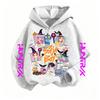 Fashion Casual Children's Hooded Sweatshirt K-Pop Devil Hunter Pullover Children's Clothing Gif Kpop Devil Hunter Girl Hooded Sweatshirt