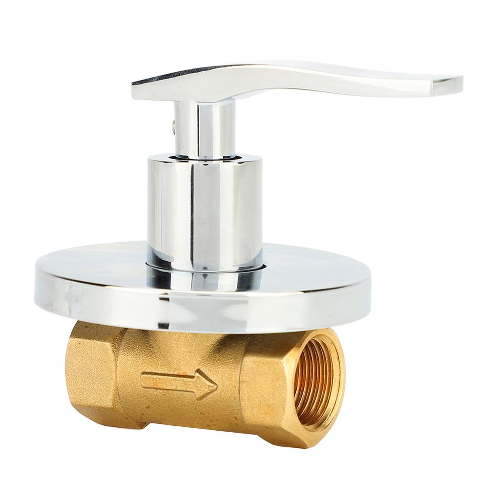 1 2 Angle Valve Copper Leakage Proof Concealed Installation Water Stop Valve for Kitchen Bathroom