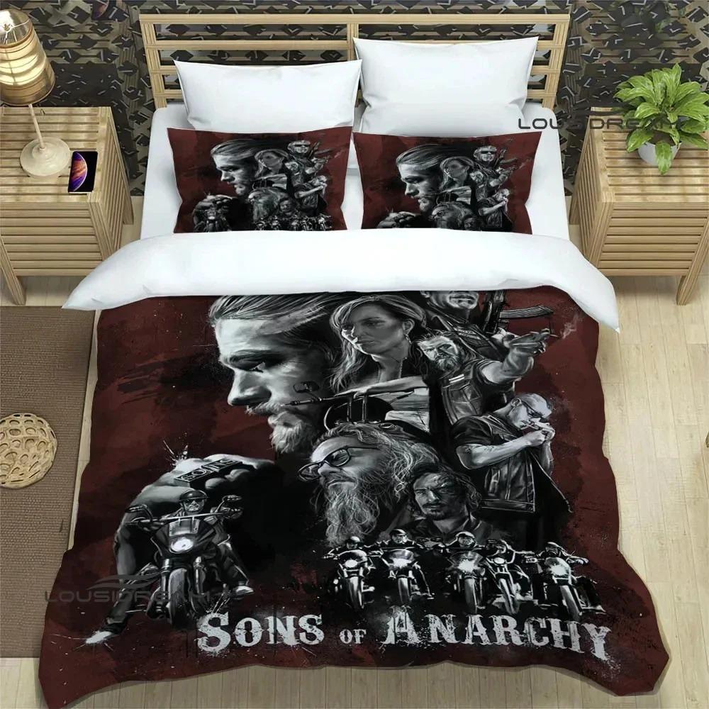 Comforter Sons Of Anarchy Retro Bedding Set For Bedroom Soft Modern S Comefortable Kids And