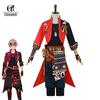 Game Genshin Impact Tohma Cosplay Costume Thoma Cosplay Costume For Man Halloween Cosplay Full Set With Headwear