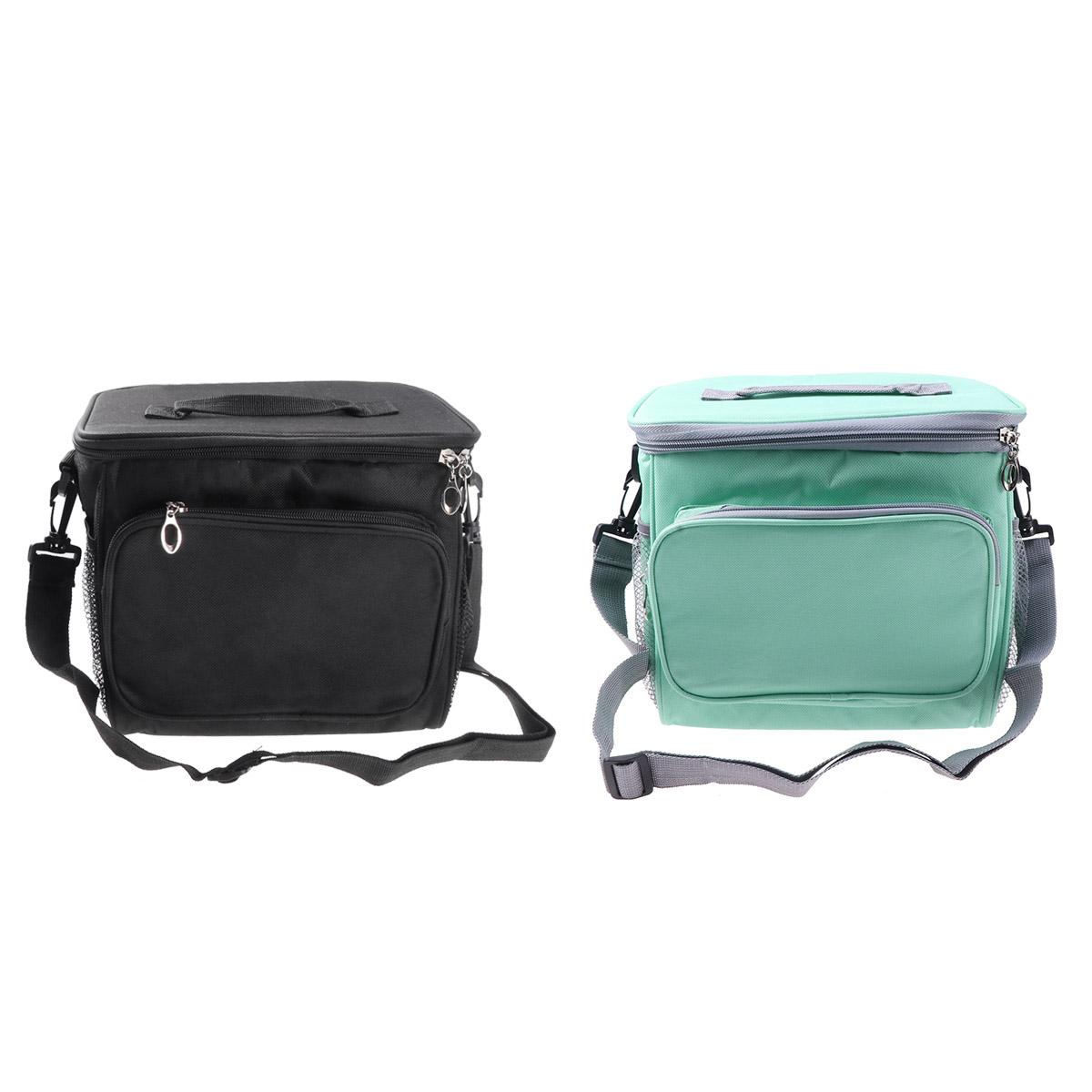 

Большая термосумка для ланча для офиса, школы, портативная сумка-тоут для хранения холода с ручкой, премиальная многоразовая корзина для пикника синий