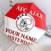 1 PC Automatic Folding Umbrella - AFC Ajax Custom Name Pattern, Portable & Foldable Design with 8 Ribs, Christmas Birthday Gifts