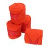 4pcs Horse   Leg Wraps Comfortable Soft Fce Wraps Equestrian Leg Bandages Stable Supplies