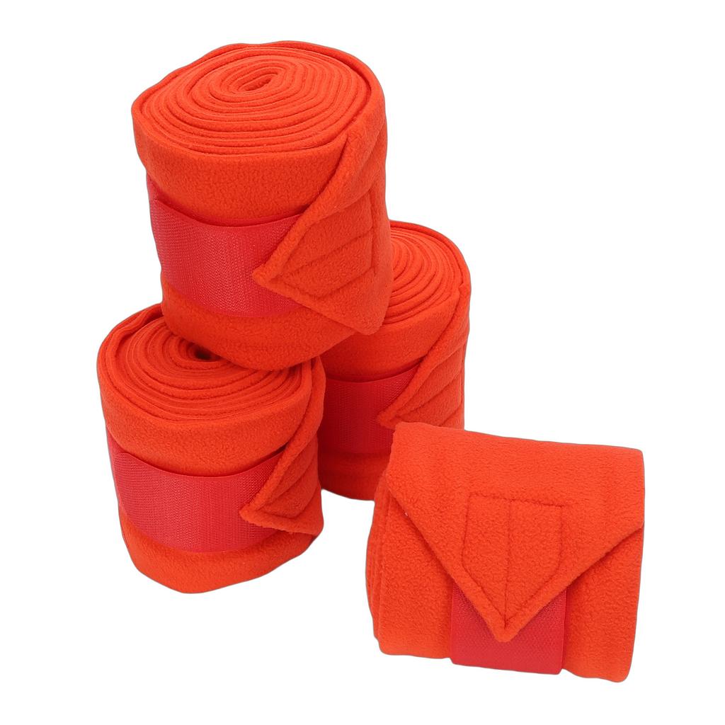 4pcs Horse Leg Wraps Comfortable Soft Fce Wraps Equestrian Leg Bandages Stable Supplies