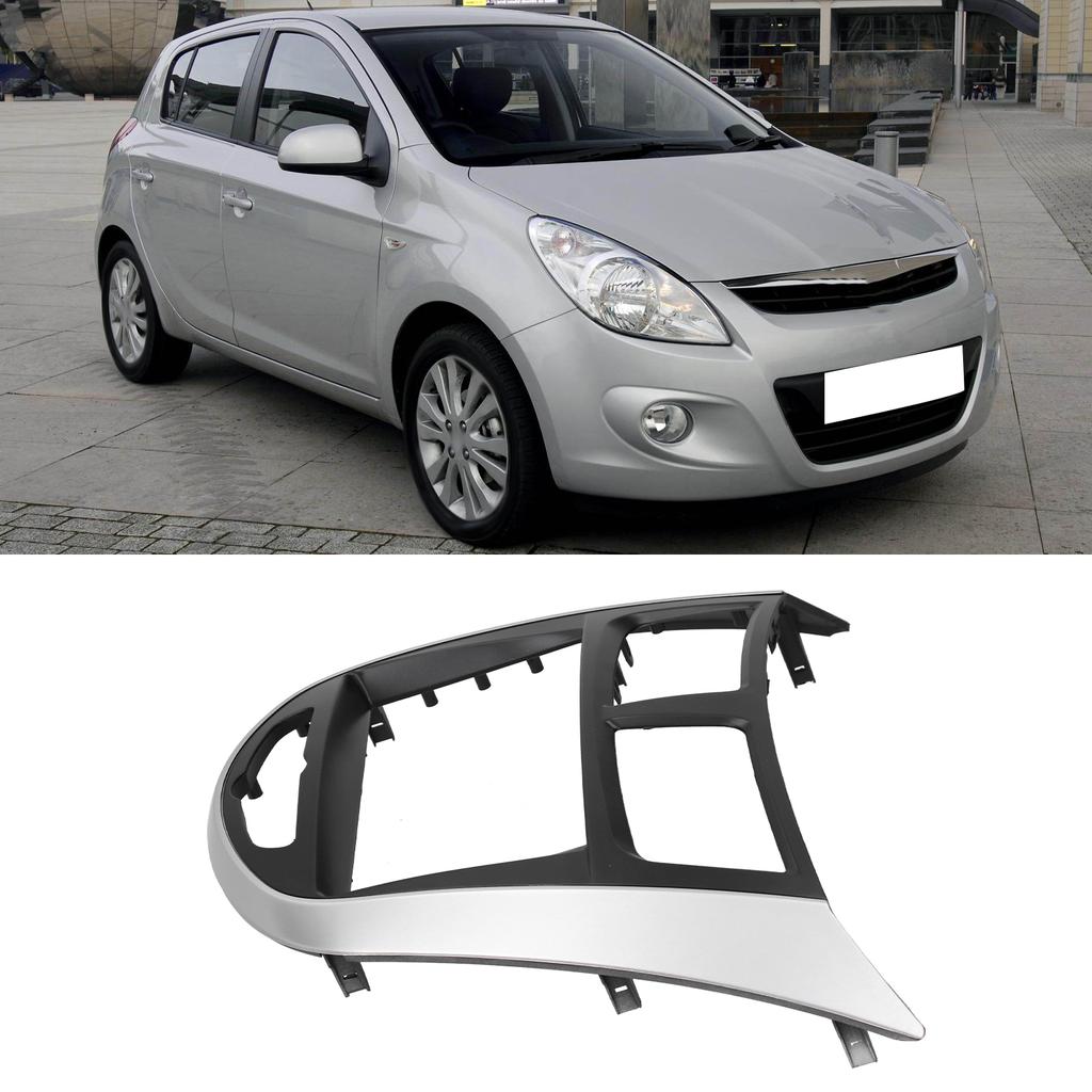 2Din Center Control DVD Fascia Navigation Panel Frame Fit for Hyundai i25/Solaris/Accent 2010-2014