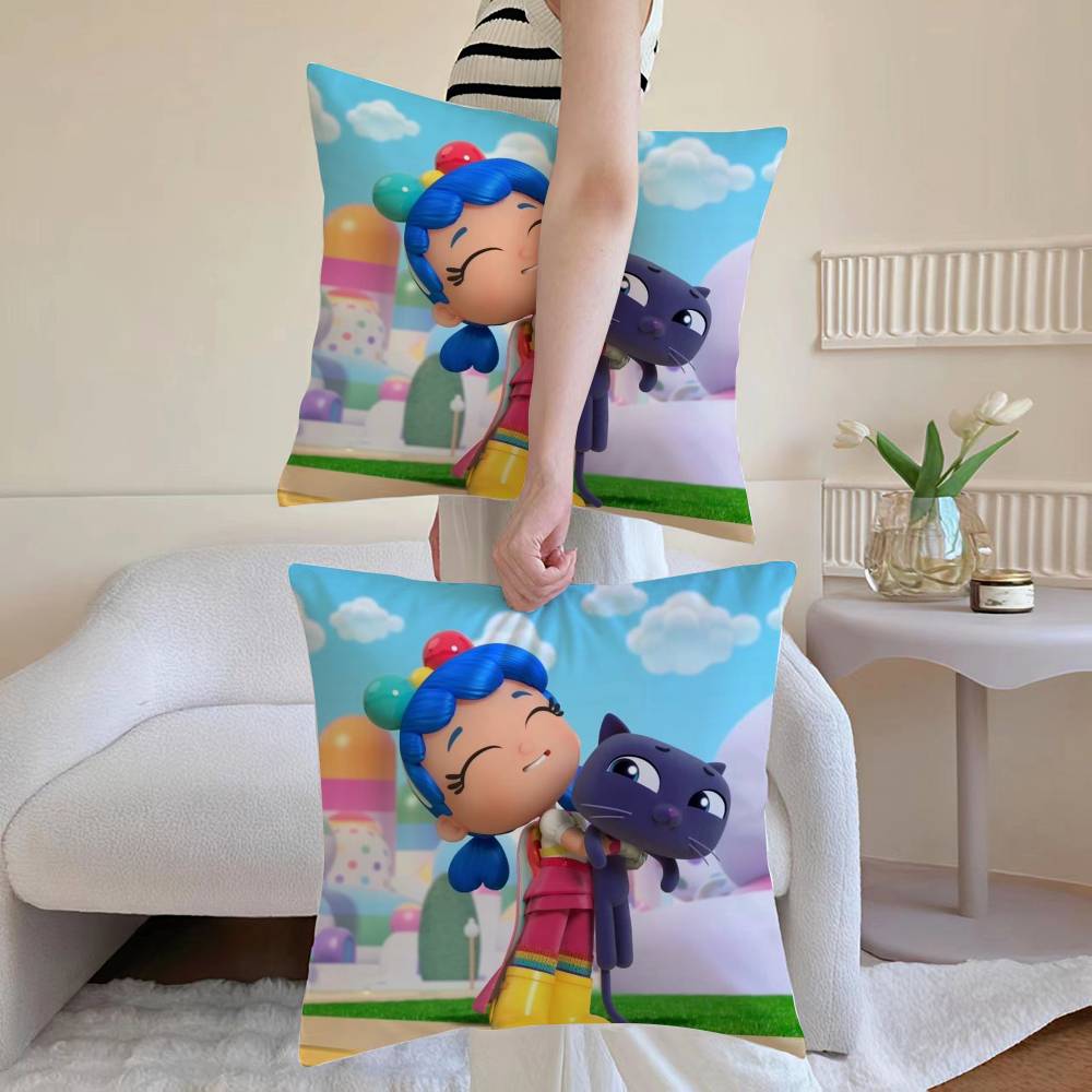 A-Ader E-Error Pillow Case Anti-dustmite Pillowcase Invisible Zipper Silky Sofa Cushion Cover
