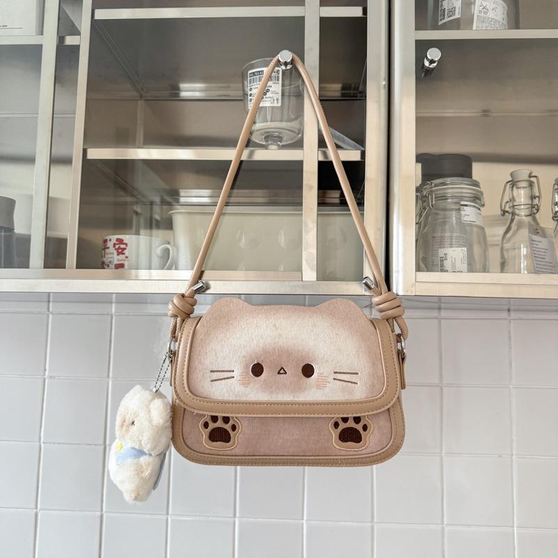 Summer Versatile Small Bag Women's New Cartoon High-end Single Shoulder Crossbody Small Square Bag