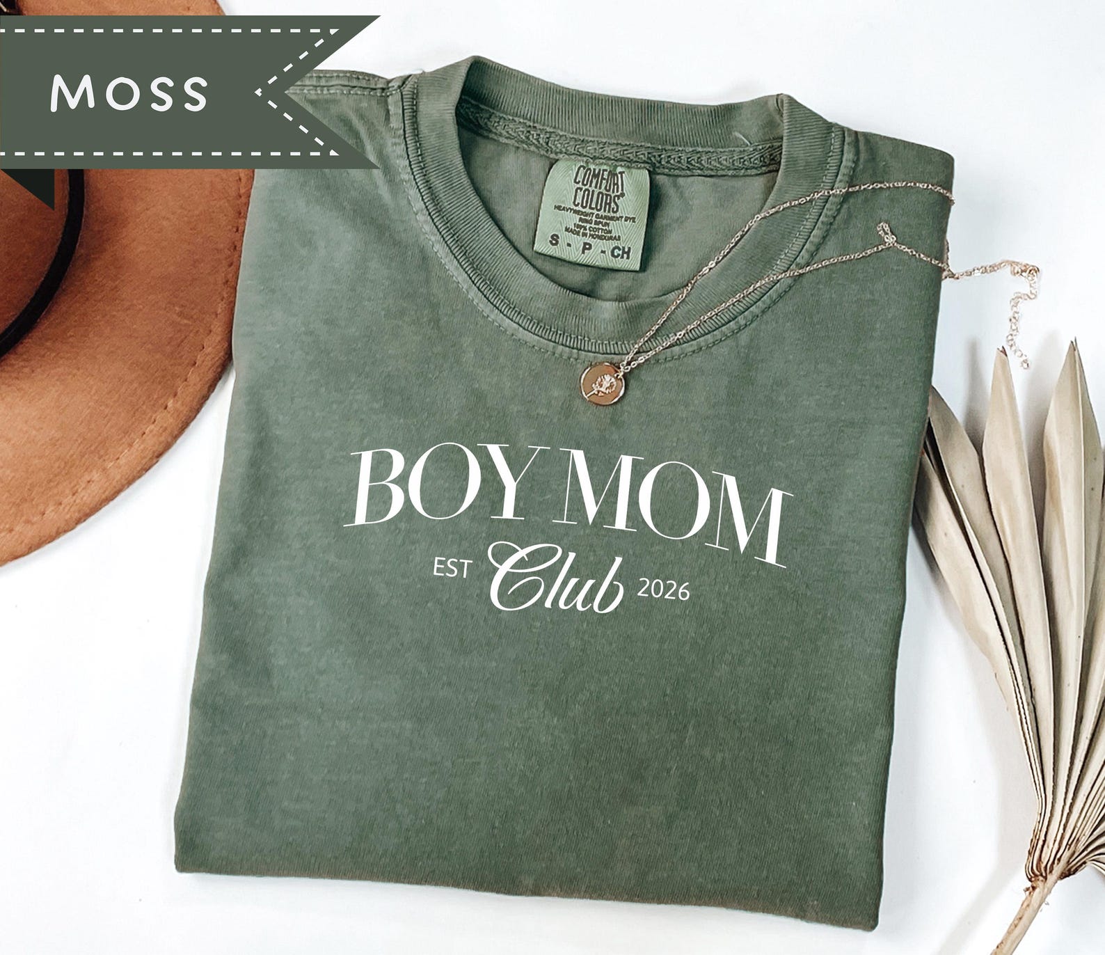 Boy Mom Club Custom Tee, Comfort Colors® Mama TShirt, Mother s Day Appreciation Tee M