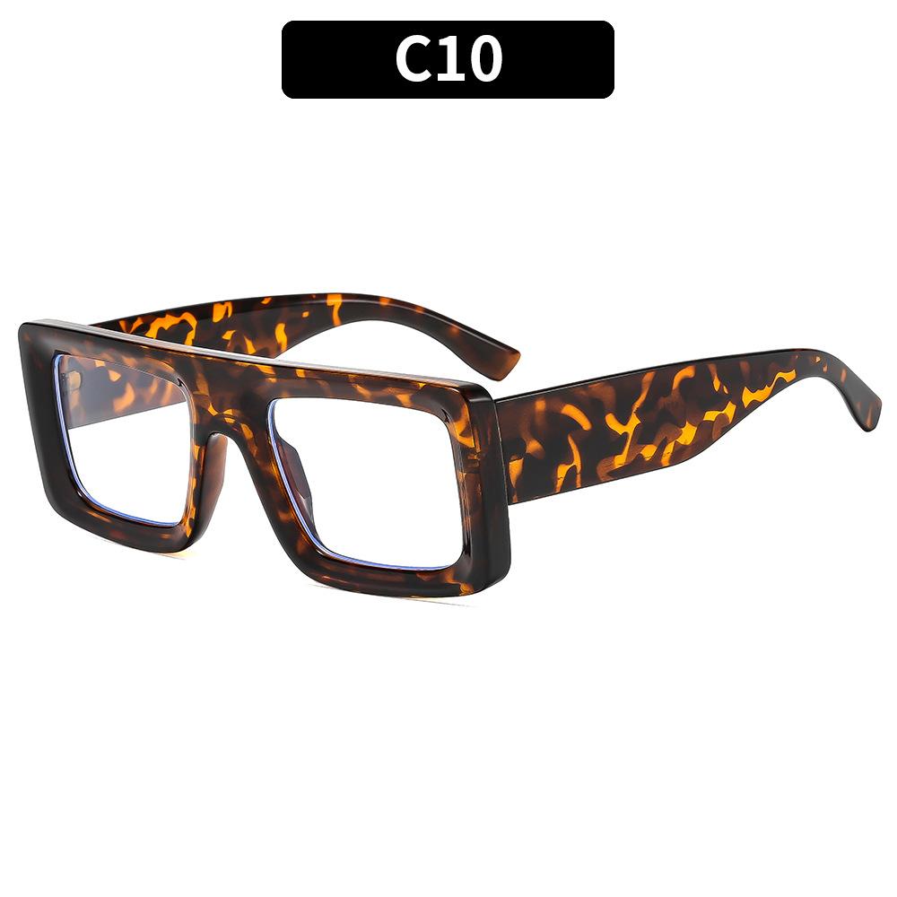 European And American New Square High-End Sunglasses Casual Versatile Outdoor Anti-Ultraviolet Sunglasses Internet Celebrity Sunglasses