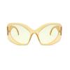 Durable High Quality Retro High End Designer Style Edgy Punk Trendy Oversized Female For Both Male Sun Glasses
