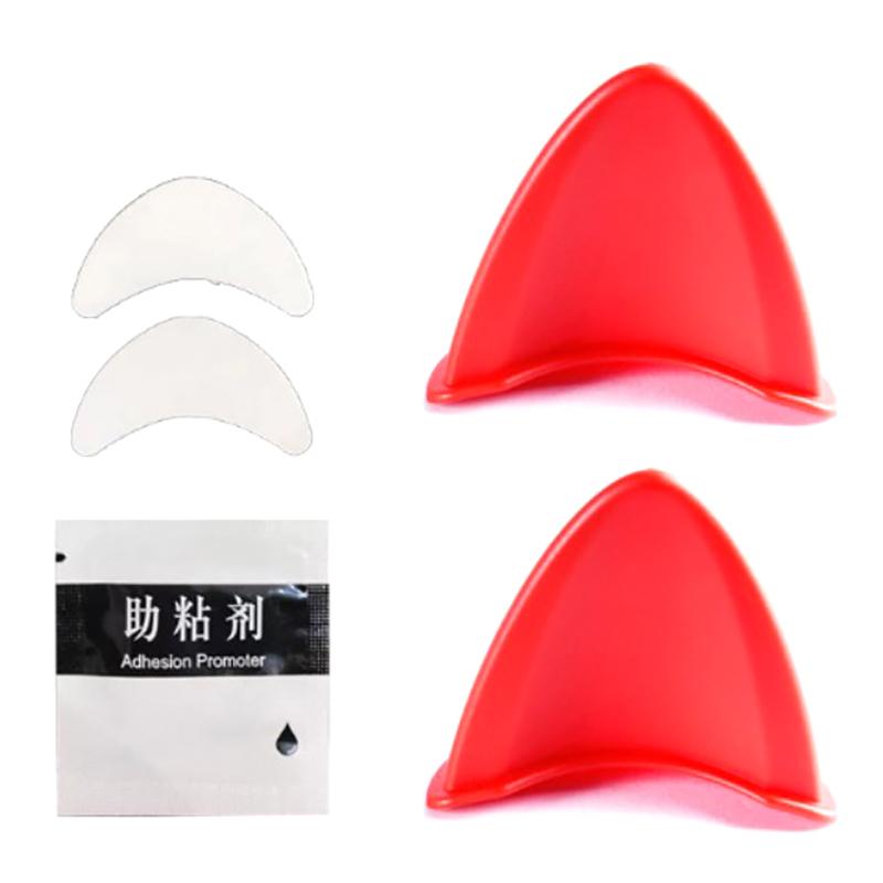 2 szt. Kask motocyklowy samochodowy Diabeł Róg Słodkie Uszy Kocia Dekoracja Motocross Pełna Twarz Off Road Kask Dekoracja Akcesoria Samochodowe