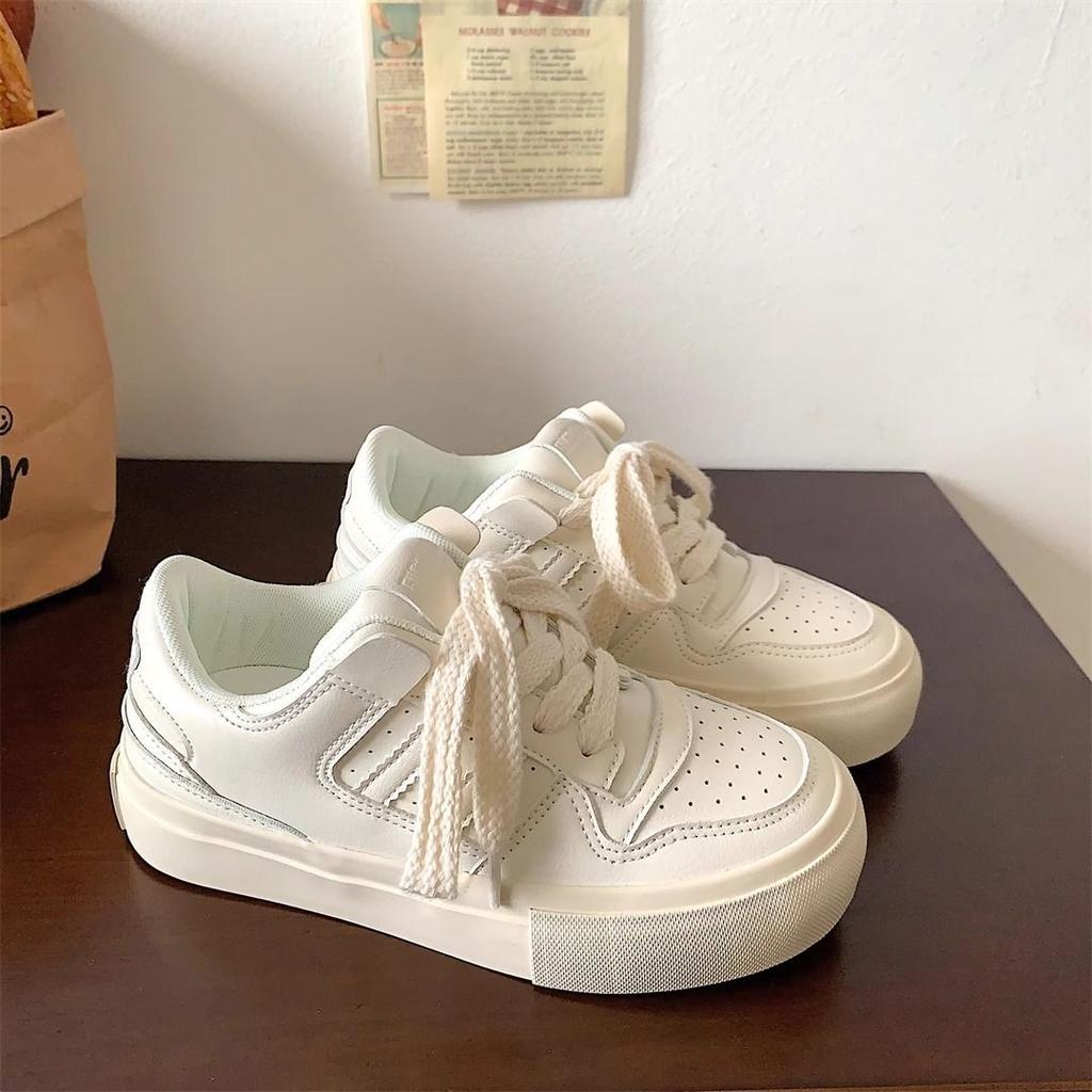 New little white shoes spring casual versatile shoes board shoes niche student fashion sports casual shoes women