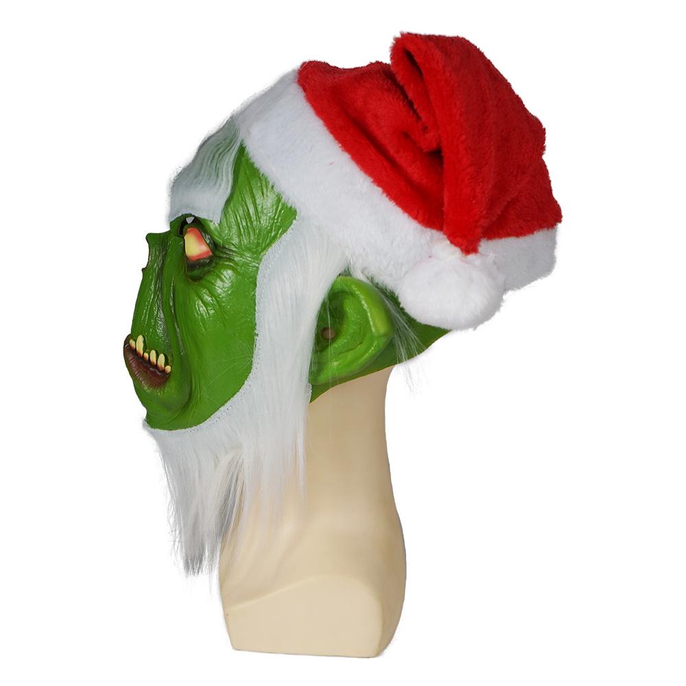 Grinch Christmas Costume Set: Green Furry Monster Outfit for Halloween and Events