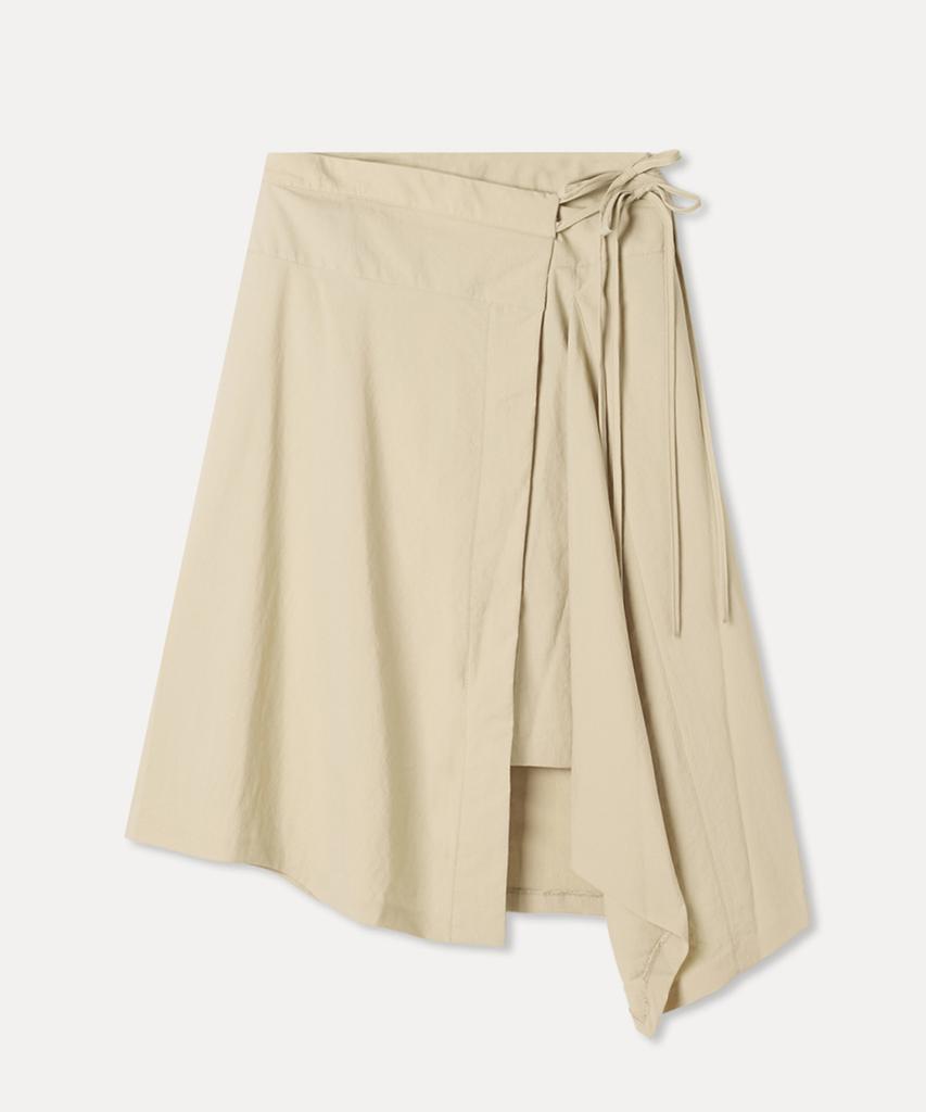 MIXXO Nylon Wrap Midi Skirt_Miwwhg402B