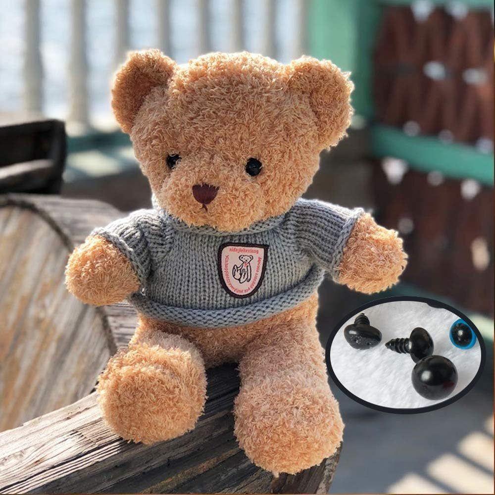 A Box 1040pcs Safety Eyes and Noses Colorful Eyes Plastic Safety Eyes  Crochet Toy Making