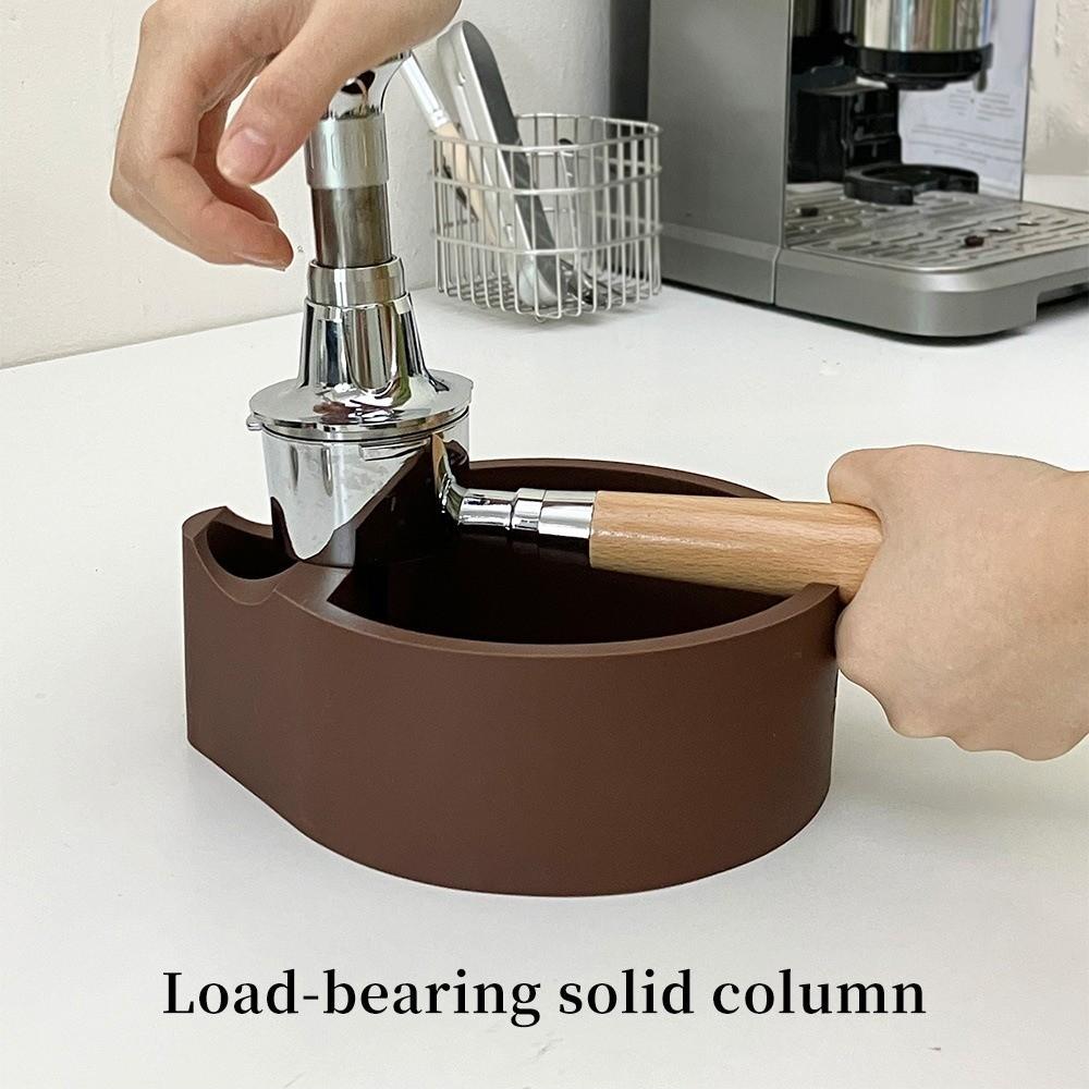 Non-Slip Knock Coffee Slag Box 1L Capacity Coffee Grounds Container Espresso Dump Bin  Espresso Bar