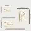 2D Flat Printing Poodle Dog Backdrop for Aesthetic Bedroom & Living Room