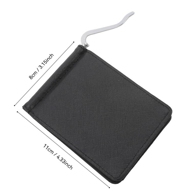 Fashion Men Wallet Short Skin Wallets Purses PU Leather Money Clips Sollid Thin Wallet Men Purse ID Credit Card Cash Holder
