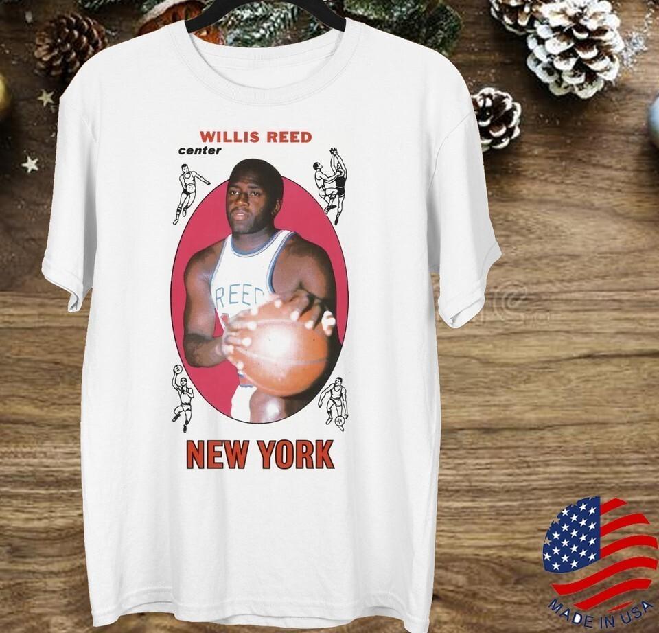 HOT Willis Reed legend Tshirt White Unisex Tee S5Xl JJ4213 Unisex T-Shirt L