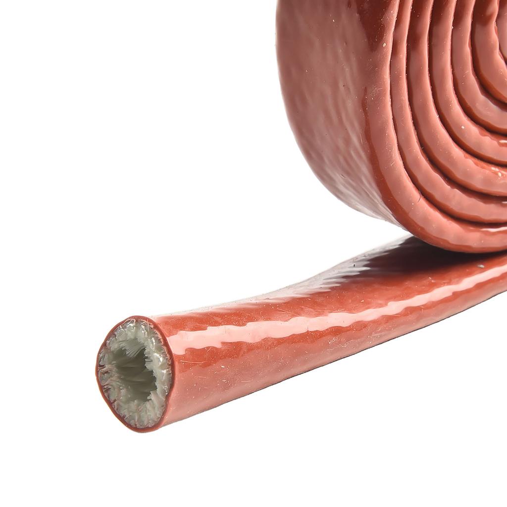 1 Rollo Funda Protectora Térmica Funda de Cable Resistente al Calor Protector de Tuberías de Fibra de Vidrio de Silicona Herramienta Protectora Apta Para Mangueras Cables