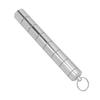 7 Days Weekly Medicine Box Aluminum Alloy Waterproof Keychain Pill Holder Case for Supplements