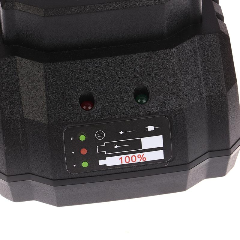 1 szt. Ładowarka do akumulatorów narzędzi elektrycznych Odpowiednia do akumulatorów litowo-jonowych Przenośna szybka ładowarka